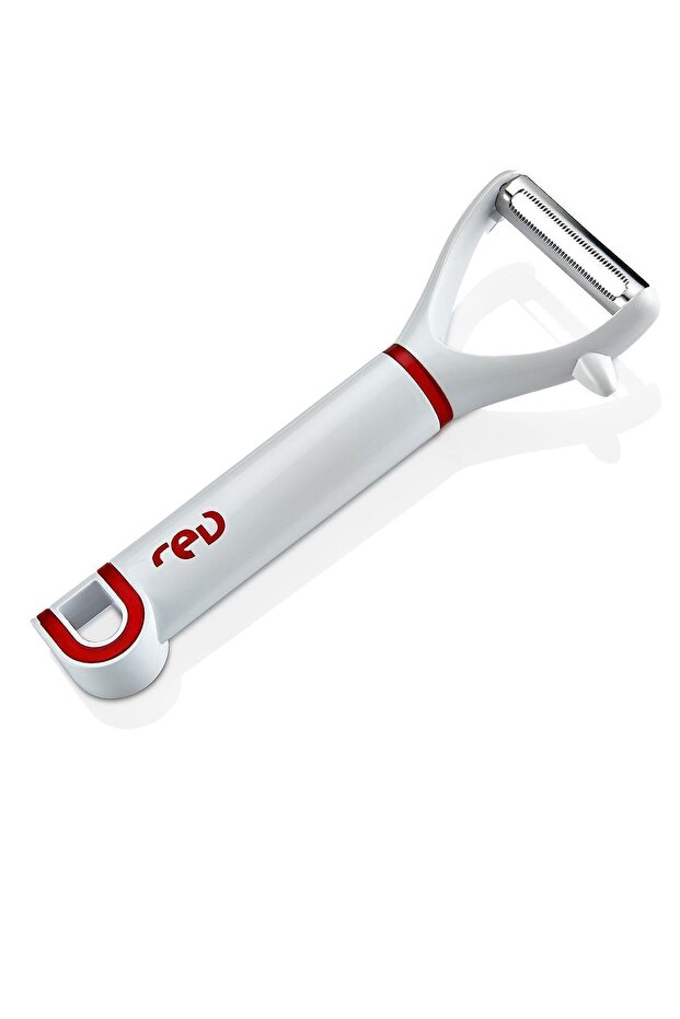 Red Series Luxury Quality Plastic Stainless Steel Slingshot Peeler