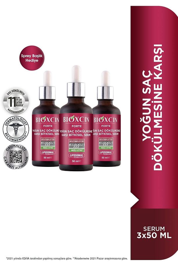 Forte Serum 3x X 50 ml + Forte Şampuan 300 ml Set - 5