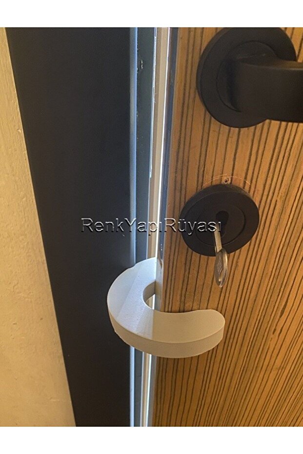 3 ADET kapı stoperi, kapı durdurucu, bebek ve çocuk güvenliği, çekmece ve kapıya sıkışmaya karşı - 1