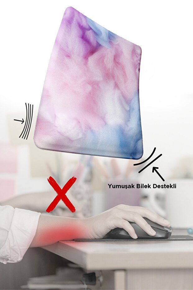 Mouse Pad Baskılı Bilek Destekli - 4
