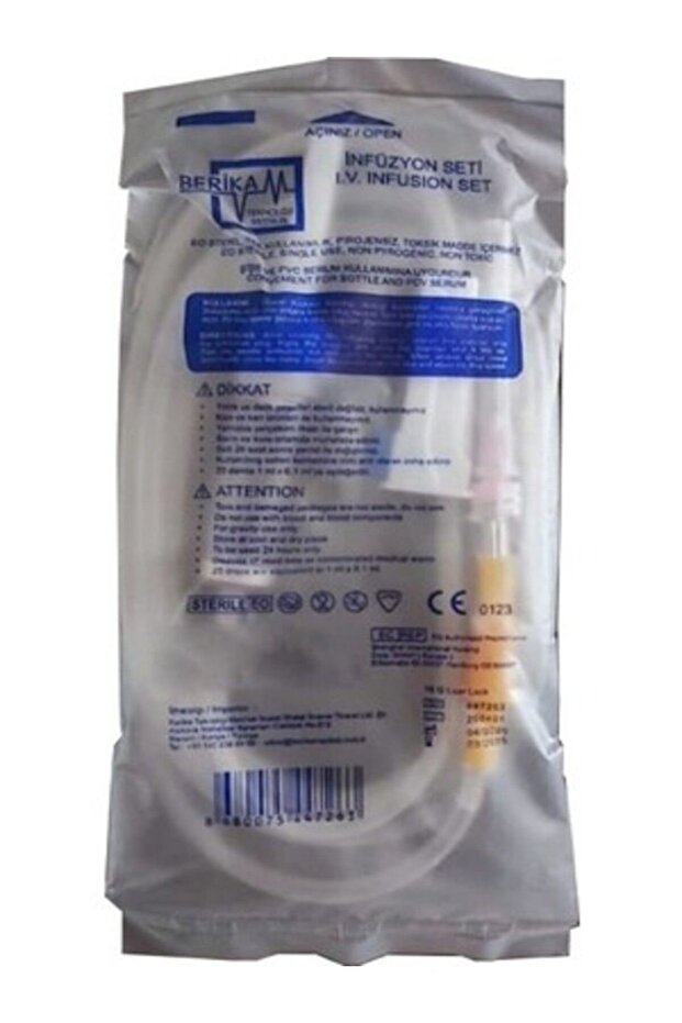 infüzyon serum seti 10 adet - 1