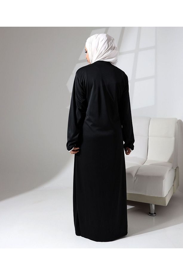 İÇTEN VE DIŞTAN BAĞLAMALI NAMAZ ELBİSESİ - 7