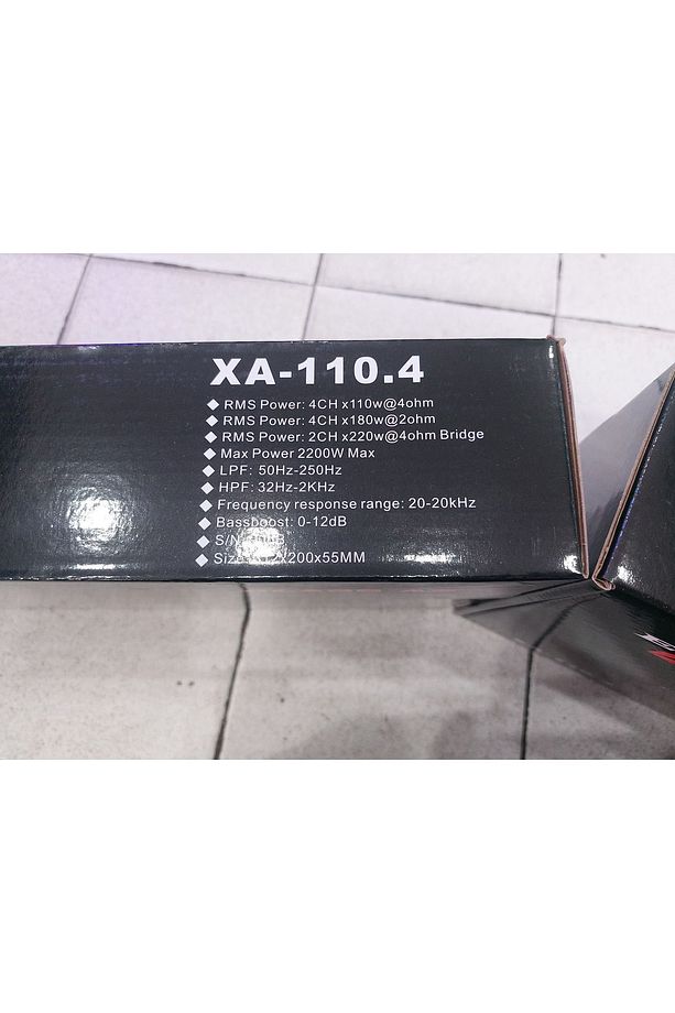 110.4 SAMURAI SERİSİ 4ÇIKIŞLI ANFİ 4X110RMS MİDRANGE ANFİSİ - 4