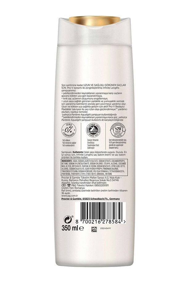 Pro-V Infinite Lengths 3'lü 400 ml Şampuan - 6
