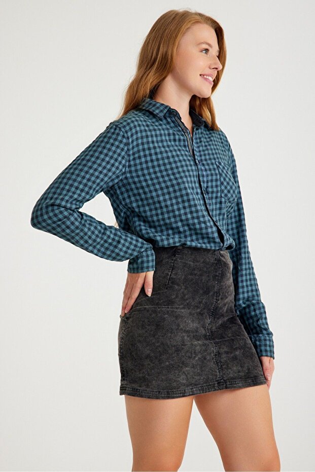 Kadın Oduncu Gömlek - 5