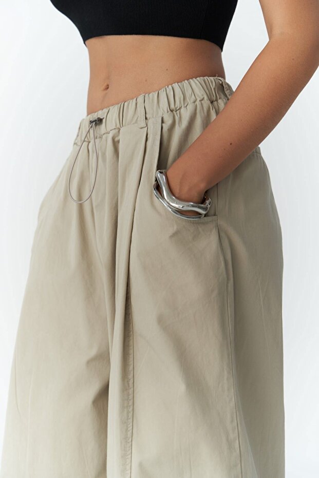 Gael Bej Salaş Pantolon - 4