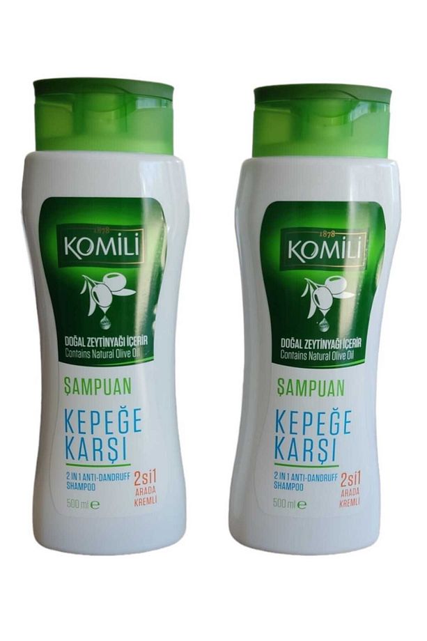 KOMİLİ (2Sİ1 ARADA KREMLİ) KEPEĞE KARŞI ŞAMPUAN 500 ML (2 ADET) - 1
