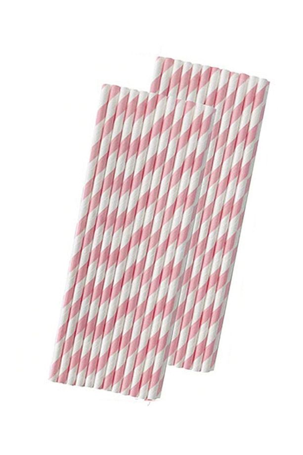 24 Adet Kağıt Pipet , Karton Pipet - 3