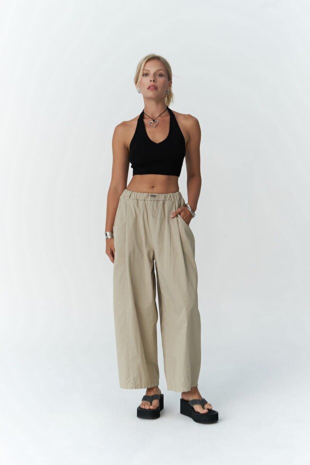 Gael Bej Salaş Pantolon - 2