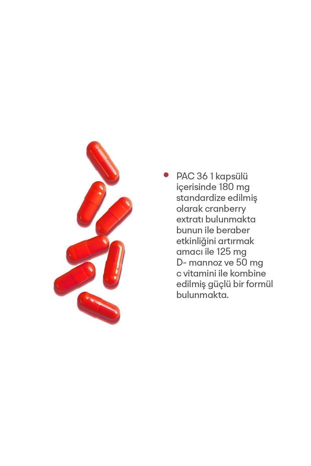 Cranberry Extract D-mannose Vitamin C 30 Kapsül - 4