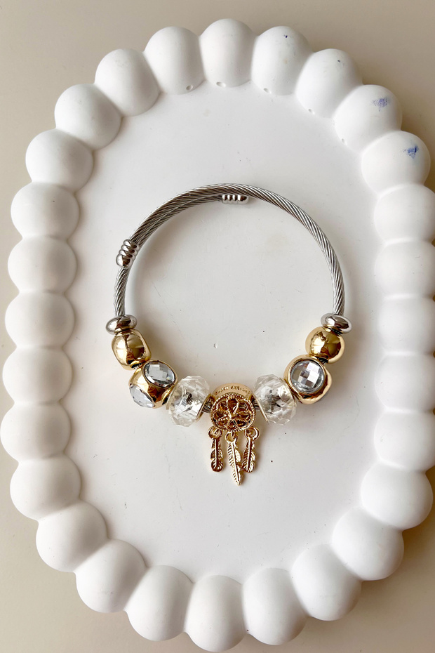 8012 Spiritual Dream Closed Steel Bracelet