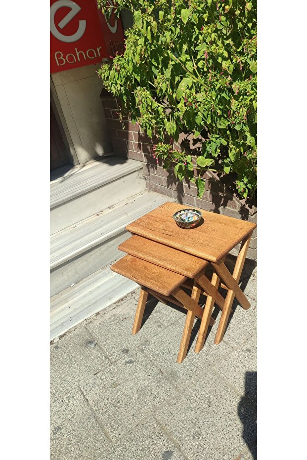 Zigon sehpa meşe - 2