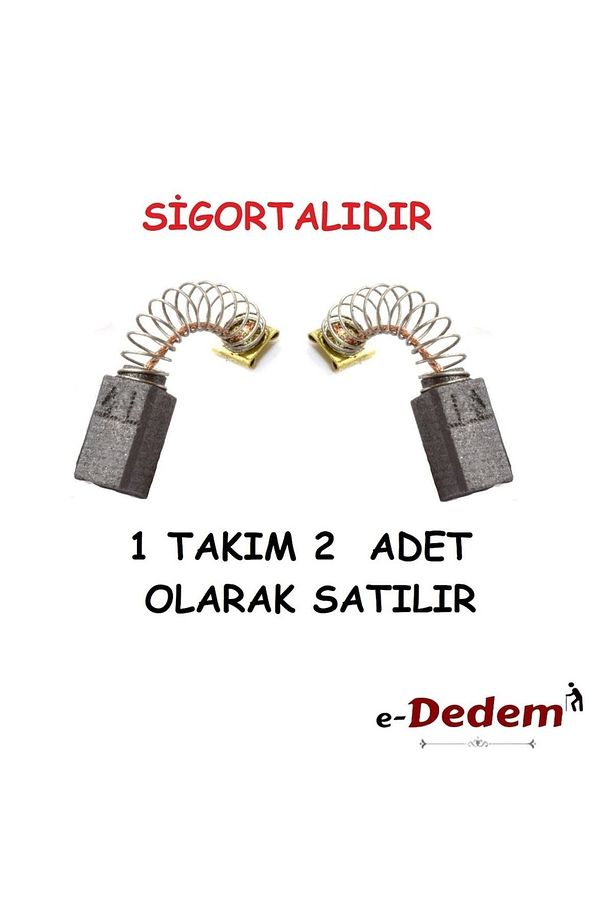 Dh26pc 9,5 X 7,5 X 13 Sigortalı Matkap Kömürü - 1