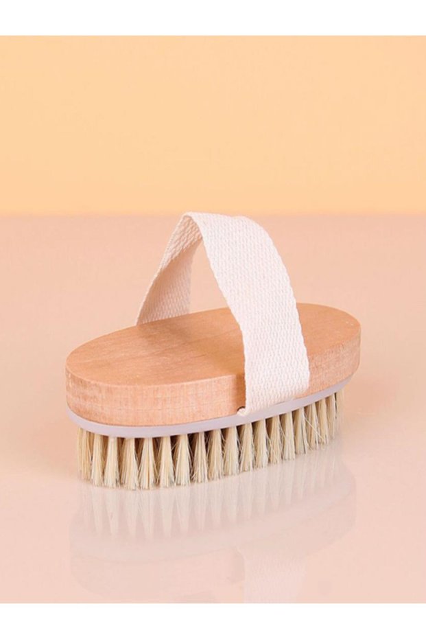 Horsehair Cellulite Brush Providing a Shiny and Smooth Look, 100% Natural