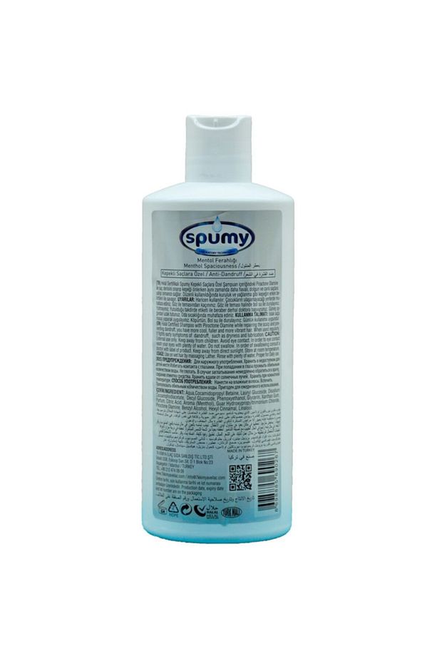 Mentol Ferahlığı Kepekli Saçlara Özel Organik Şampuan - 600 ml - 6