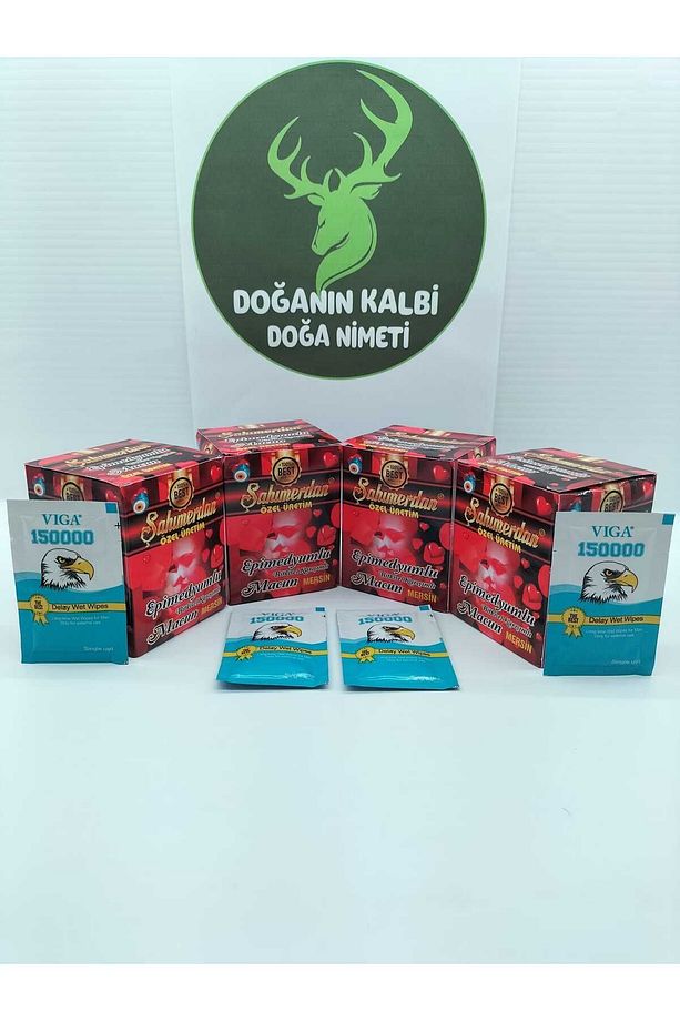 Şahımerdan 240gr Macun 4 Adet 4 Mendil (GECİKTİRİCİLİ) - 1