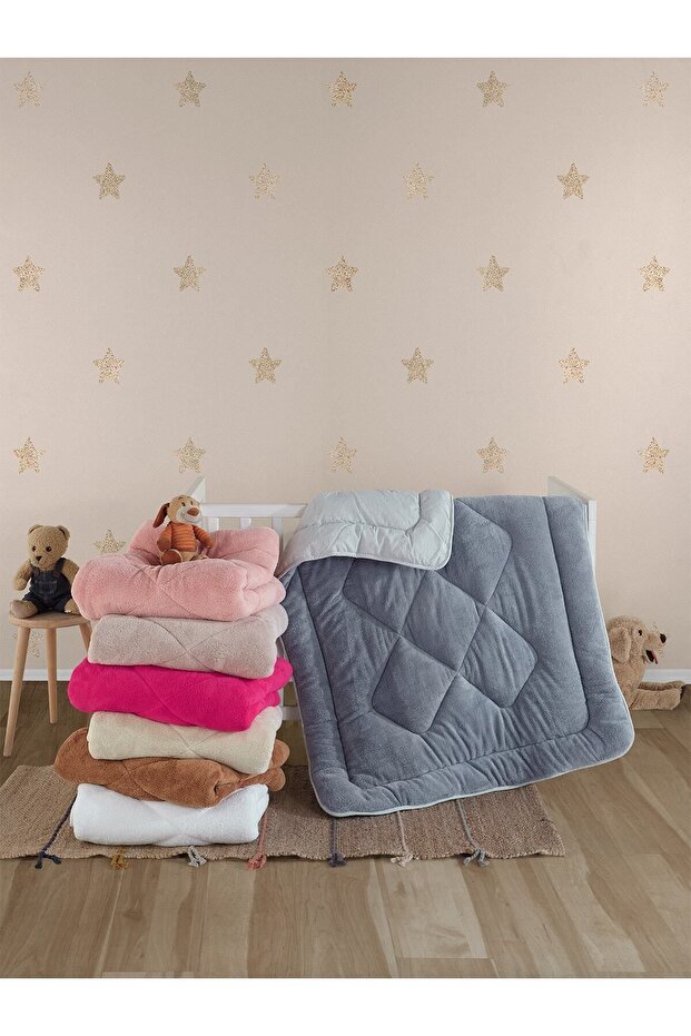 Welsoft Bebek Yorganı Gri - 1