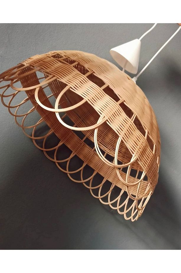Rattan, Bambu, Hasır Avize - 2