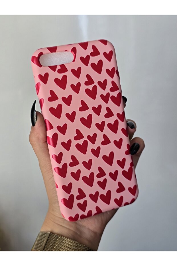 حافظة إطلاق وردية منقوشة متوافقة مع هاتف Iphone 7 Plus / 8 Plus - 3