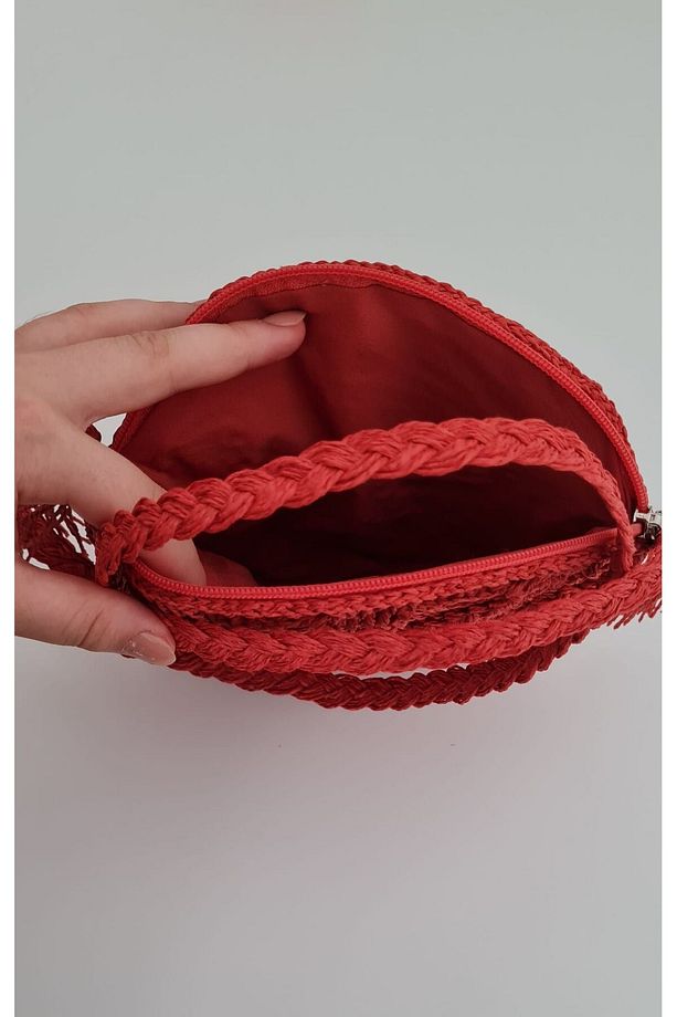 EL ÖRGÜSÜ MAKARON MODEL OMUZ ÇANTASI - 3