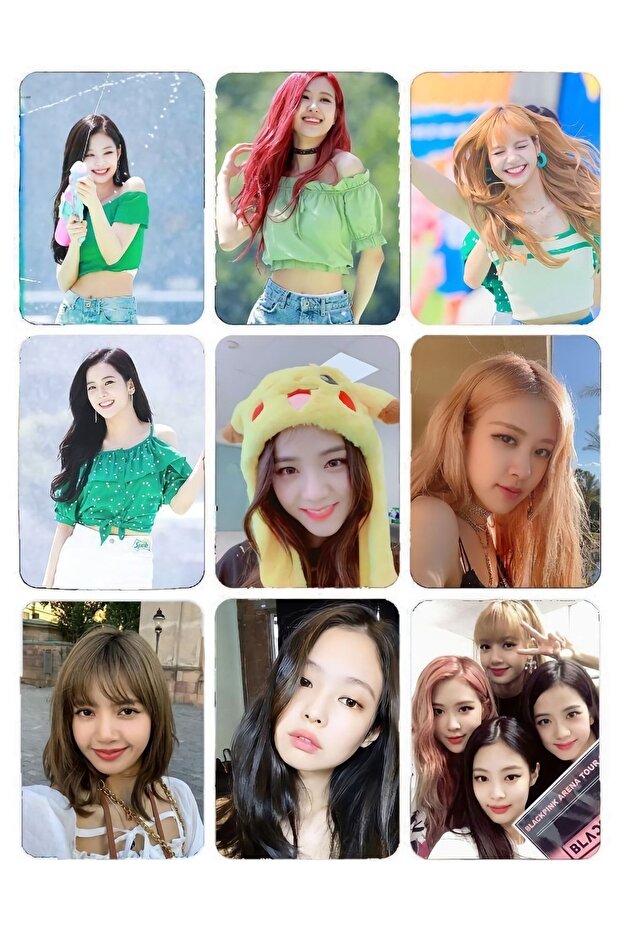 Black Pink 19 No -kpop- 9 Piece Photocard Set