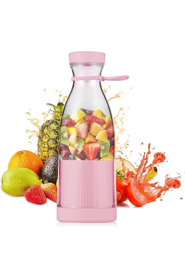 Mini Juice Taşınabilir Blender Şişe Smoothie, Shake Yapıcı, Mini Blender USB Şarj Edilebilir - 1
