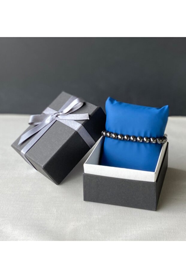 Hematite Stone Bracelet, Gift for Lover, Valentine's Day, Gift for Dad, Father's Day