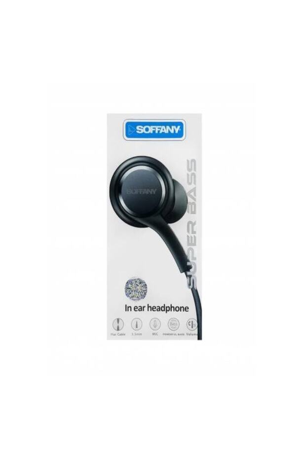 Süper Bass Mikrofonlu Ergonomik Tasarım Örgülü Dayanıklı Siyah Kulaklık Kablolu Hf-520 - 2