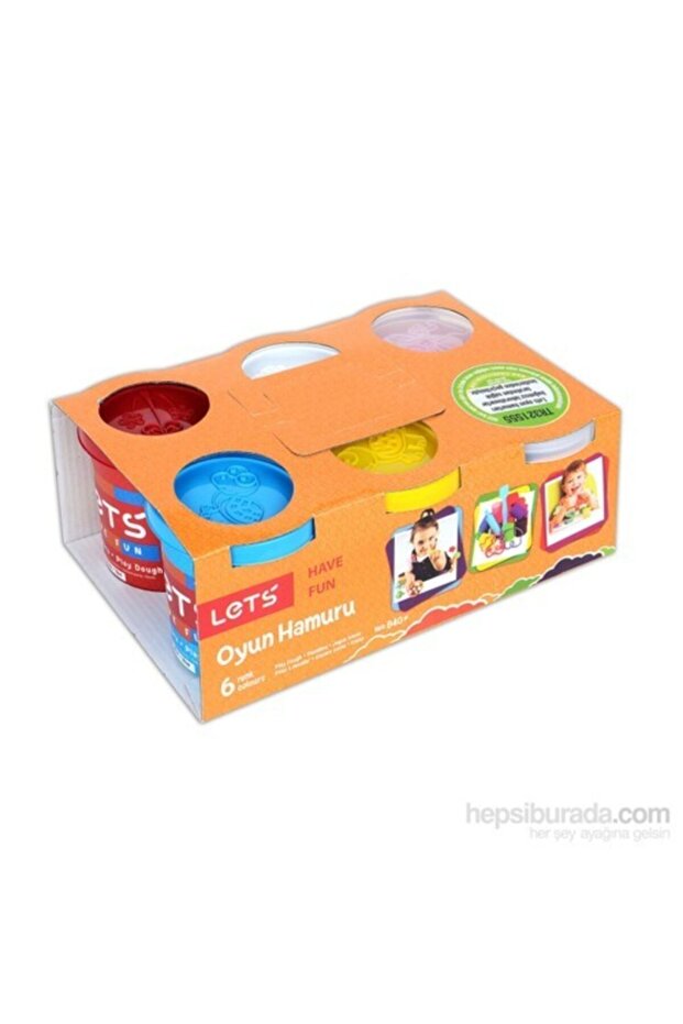 6 Renk Oyun Hamuru 840 Gr. L8350 - 2