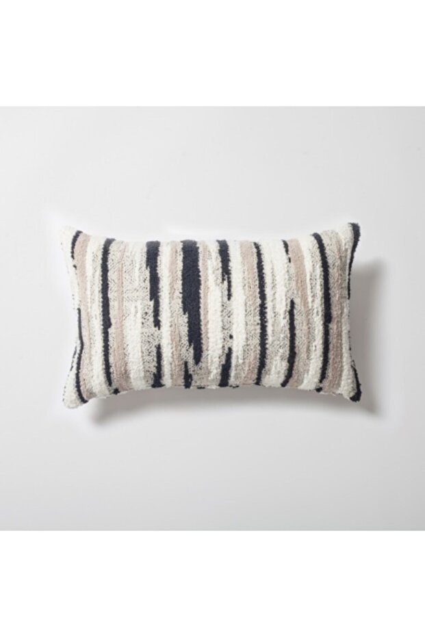 "Alpaca" - Hand-Woven Style Throw Pillow 30x50 (Inner Pillow Included)
