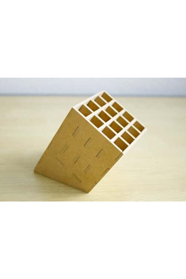 Tsd حامل أقلام MDF لتزيين الطاولة 01