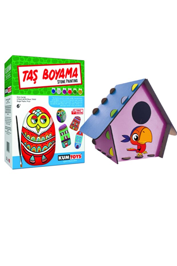Stone Painting and Wooden Birdhouse: Visual Intelligence and Hand Skill Development