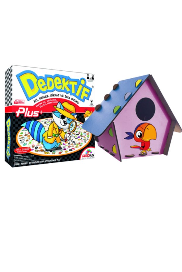 Plus Detective and Paintable Wooden Bird House