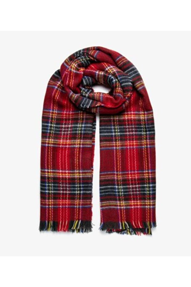 Kırmızı Iskoç Atkı - 2