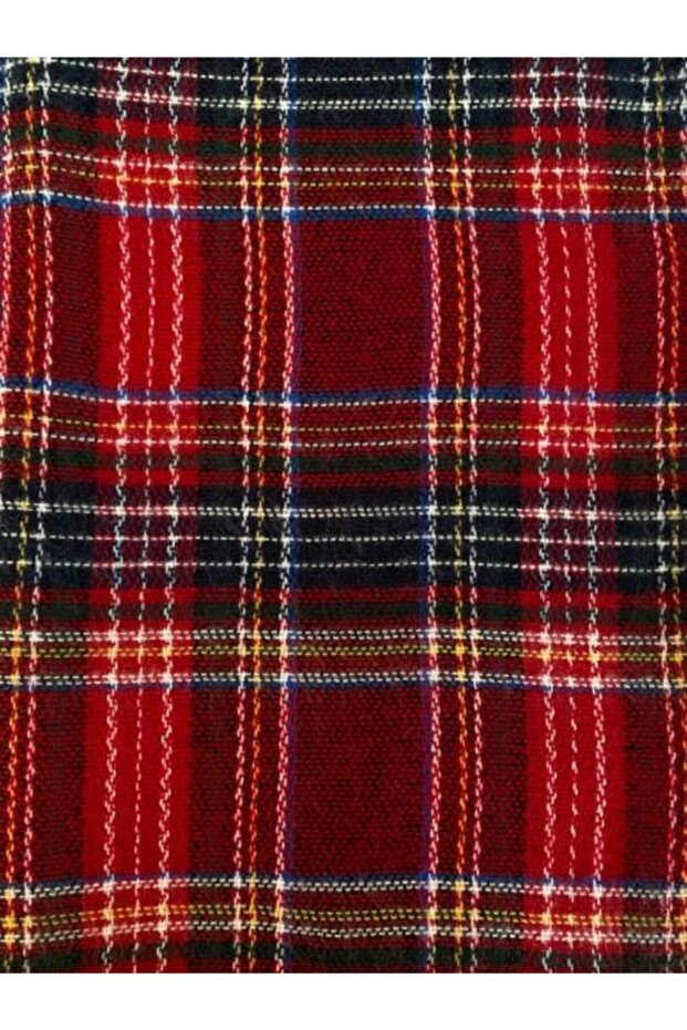 Kırmızı Iskoç Atkı - 3