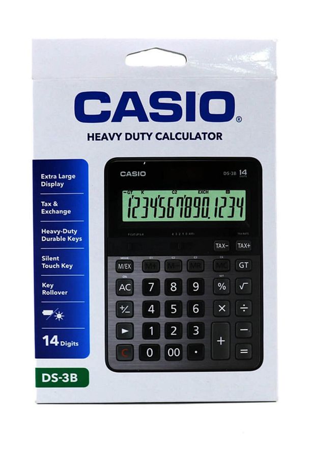 Casıo Hesap Makinesi Masaüstü Ds-3b 14 Hane - 1