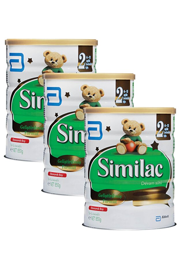 Devam Sütü 2 Numara 850 Gr X 3 Adet - 1