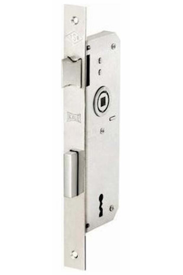 40mm Nickel Extra Recessed Door Clamp - Single Key Deli