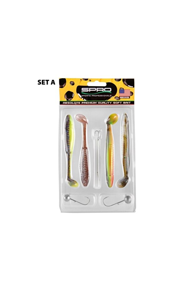 Ready 4 Fish Silikon Yem & Jig Head Seti 4 - 1
