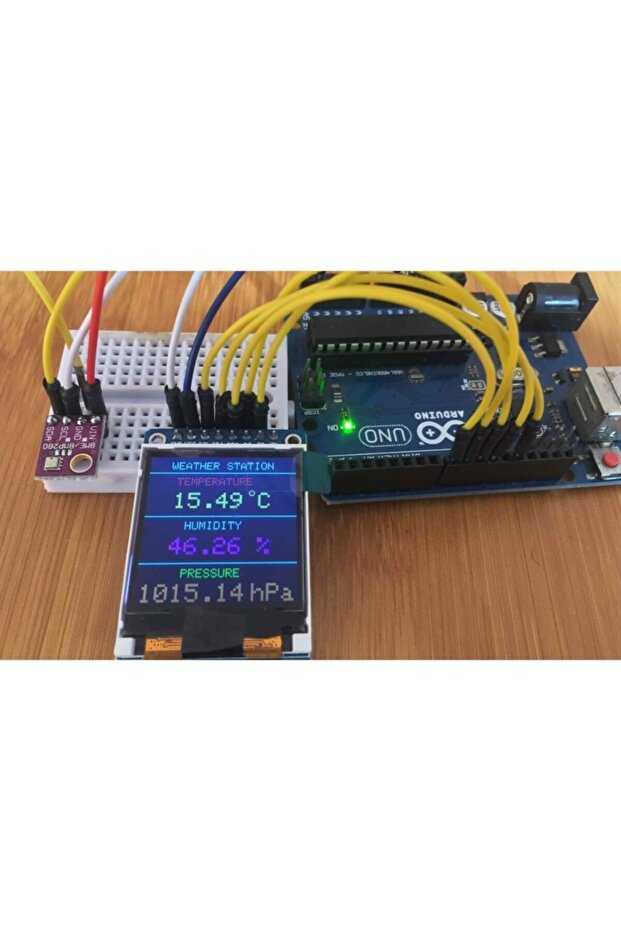 Sıcaklık Nem Ve Barometrik Basınç Sensörü Bme-280 Bme280 3.3volt - 3