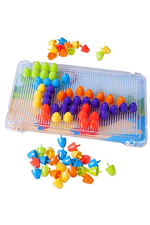 Aktivite Çivileri Mozaik El-göz Koord. Gelişimi Seti (pegs 20 Mm) 90 Parça - 2