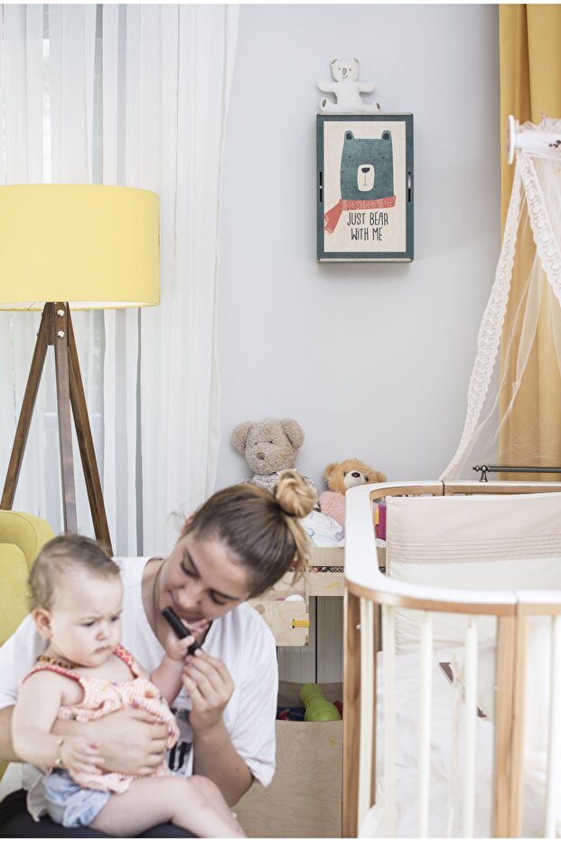 Mavi Just Bear Tablo Raf - 7