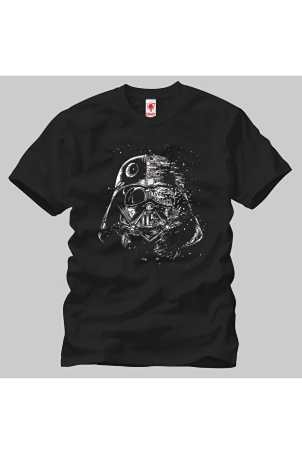 Men's Black Star Wars: Darth Vader Death Star T-Shirt
