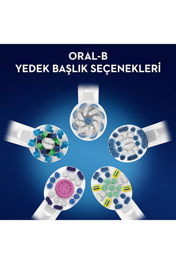 Diş Fırçası Yedek Başlığı Cross Action Siyah 4 Adet - 5