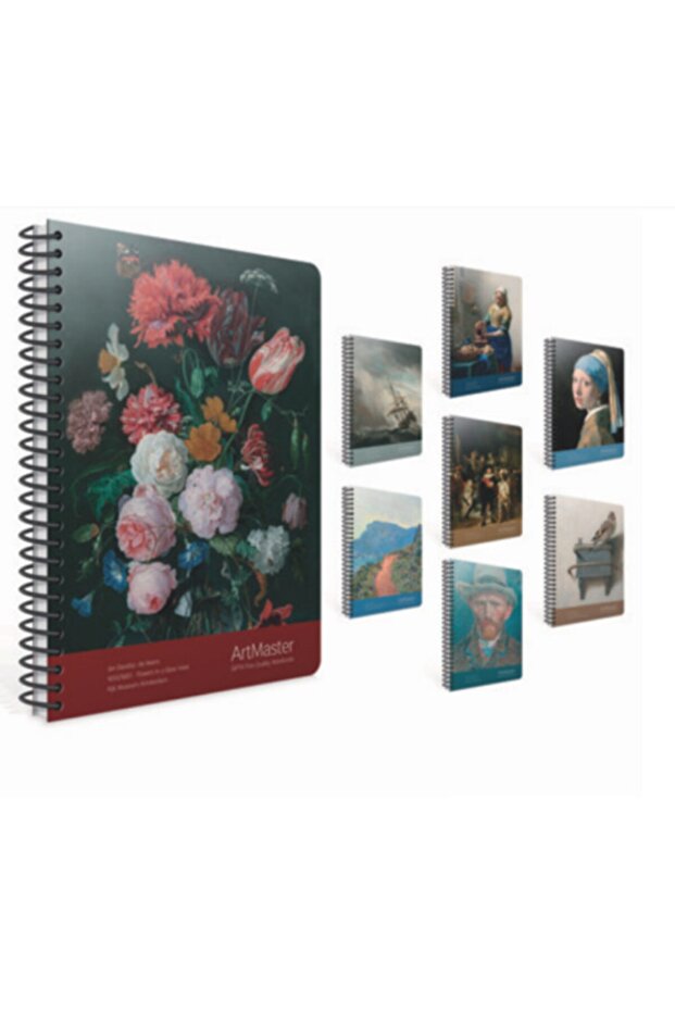 دفتر ملاحظات Art Master مقاس 19x26 مزخرف 100 ورقة (3661)