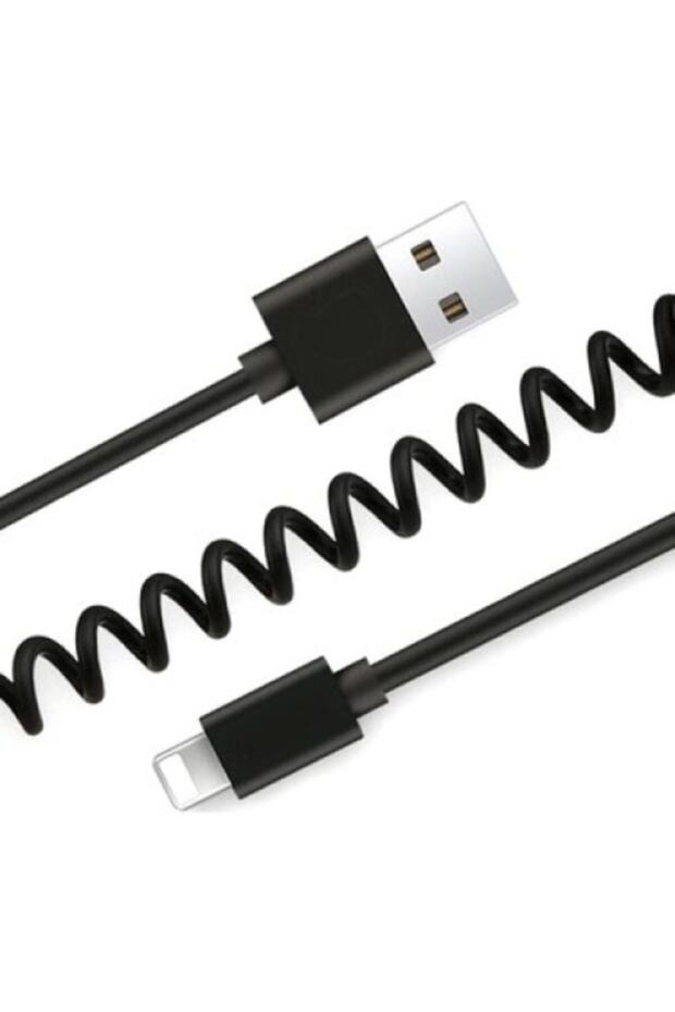 Spiral Lightning Usb 2.0 Iphone ipad 1,5 mt Data Kablo - 1