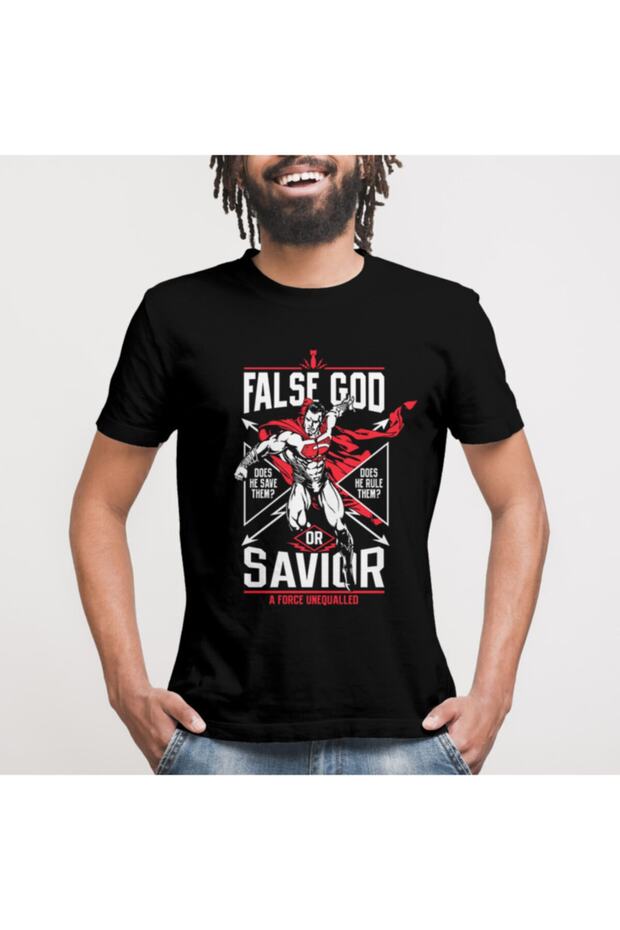 تي شيرت رجالي من Superman False God Or Savior