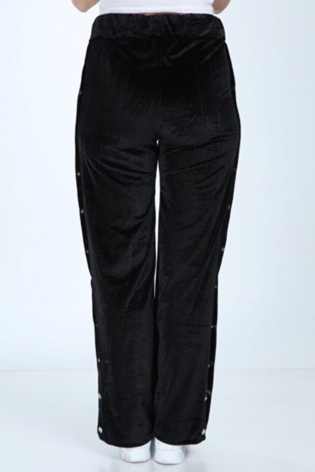 Kadın Yan Çıtçıt Kadife Alt - 7