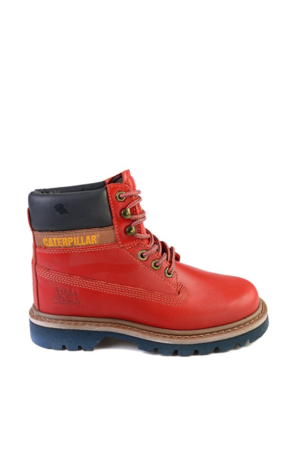 Genuine Leather Orange Women's Boots T0111000103