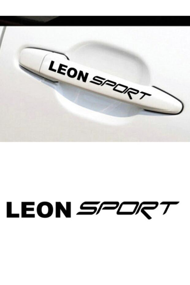 Black Color Seat Leon Sport Door Handle And Wheel Rim Auto Sticker, Car Sticker